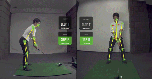 スイング分析体験