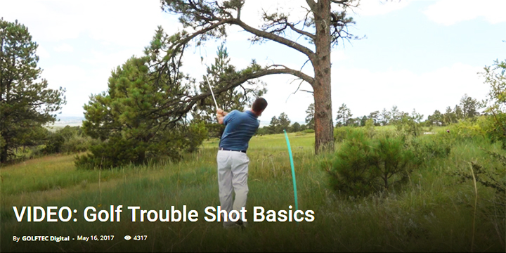 VIDEO Golf Trouble Shot Basics