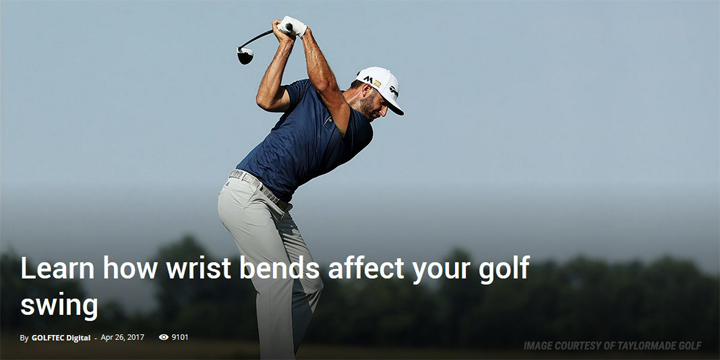 Learn how wrist bends affect your golf swing
