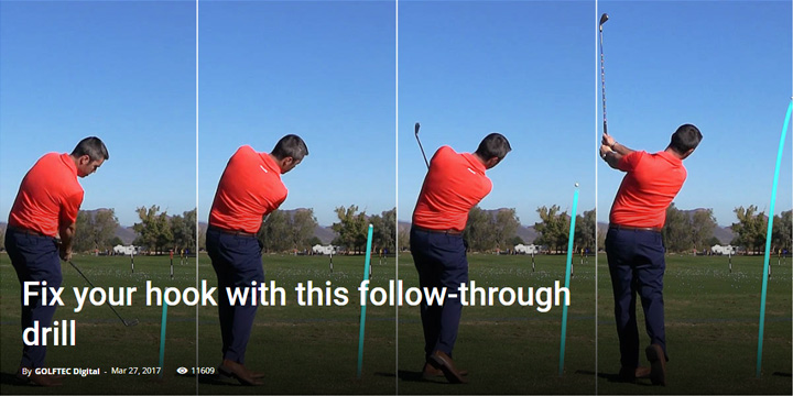 Fix your hook with this follow-through drill