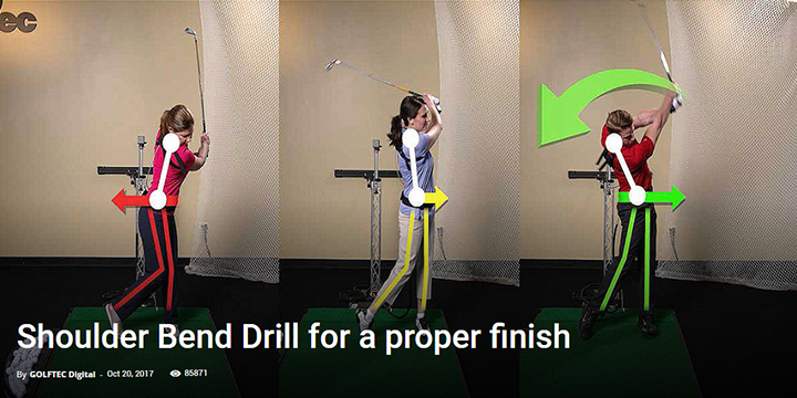Shoulder Bend Drill for a proper finish