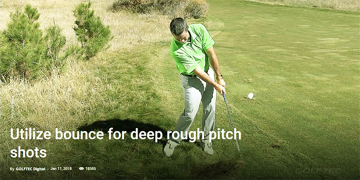 Dwaw the golf ball with proper wrist hinge and hip turn