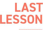 LAST LESSON